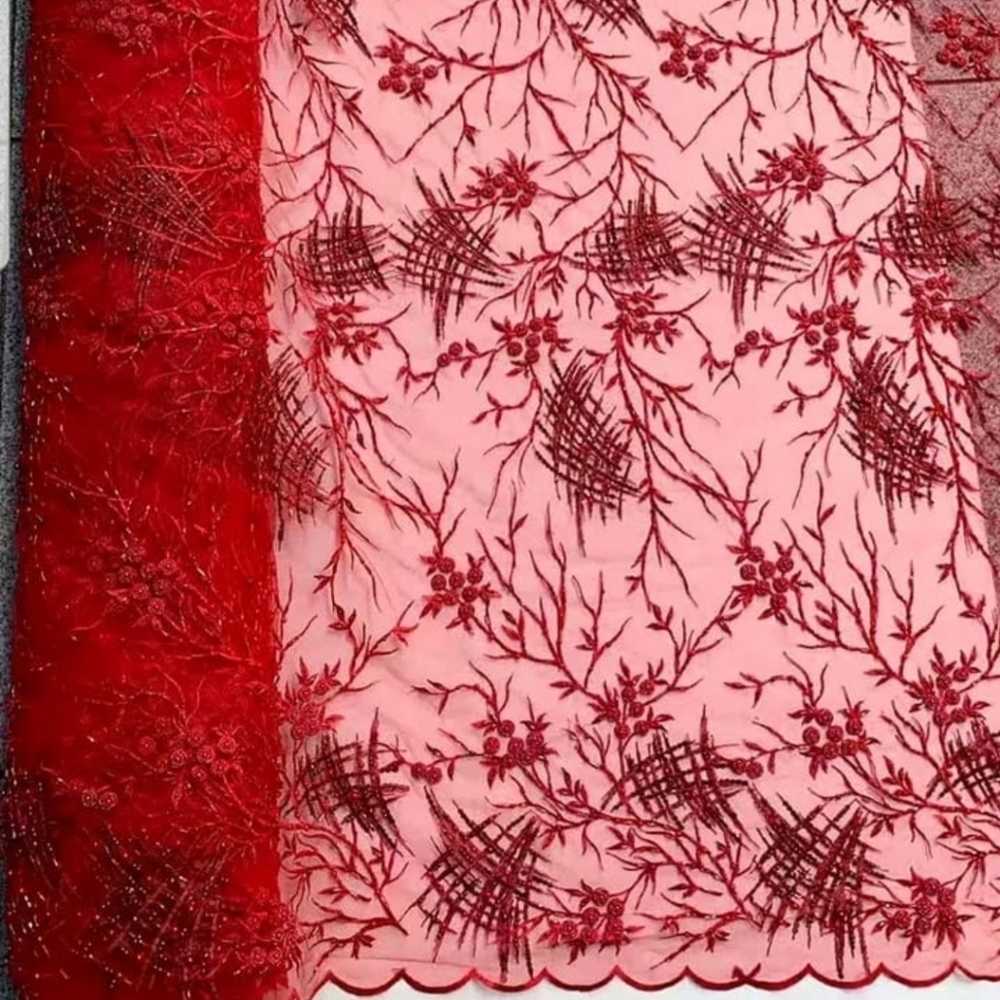 Bridal lace fabric